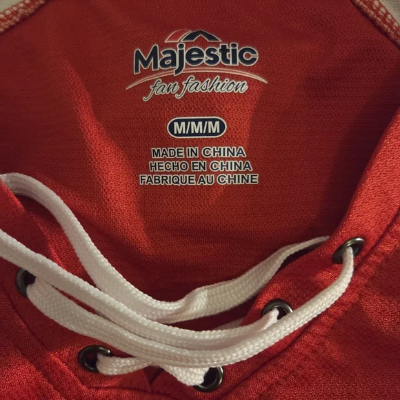 Kansas City Chiefs Kids Red and White Shirt - Picture 3 of 4